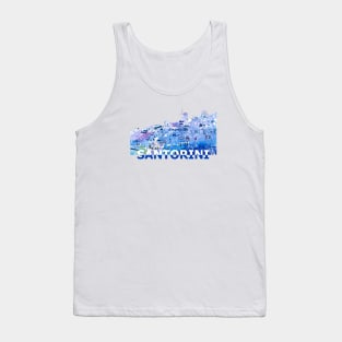 Santorini Skyline Tank Top